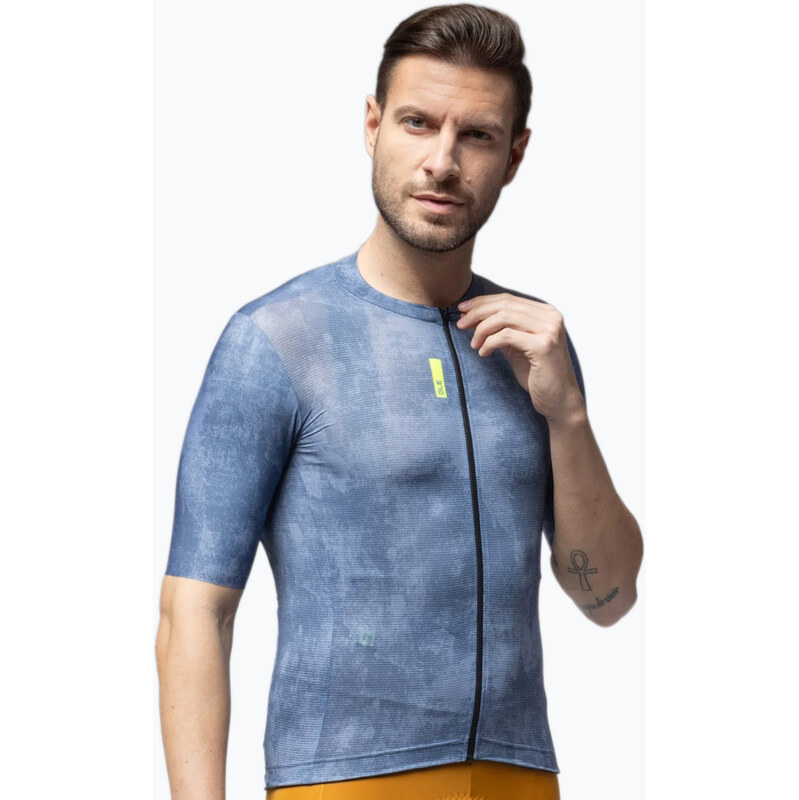 Pánský cyklistický dres Alé Deep powder blue