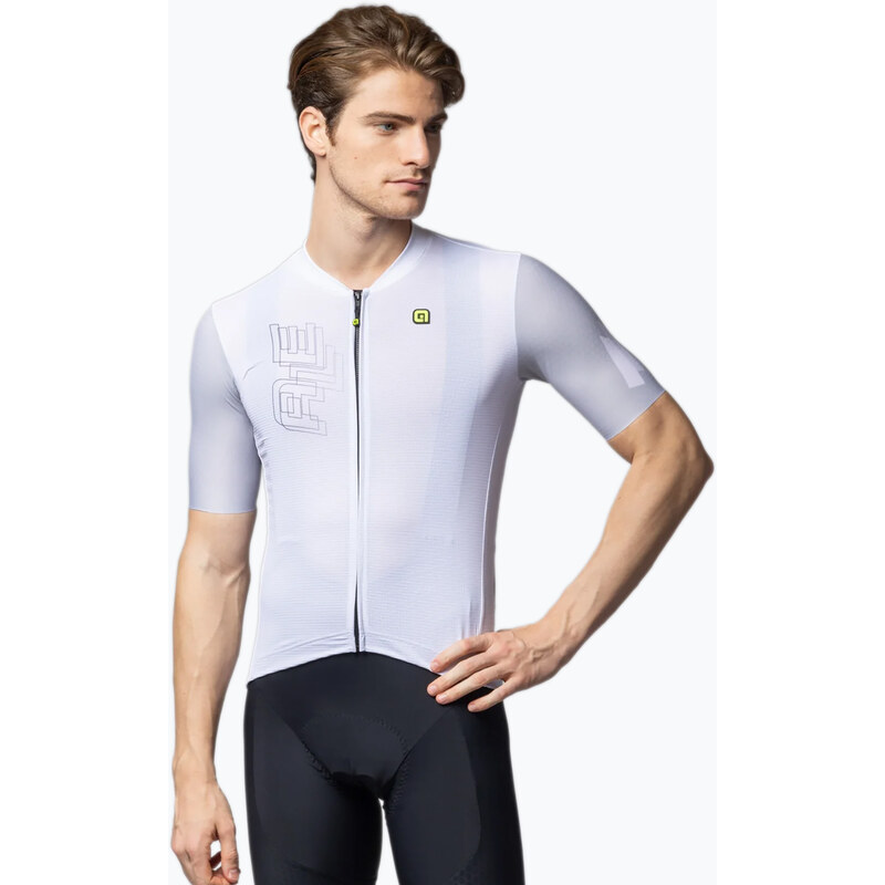 Pánský cyklistický dres Alé Follow Me white