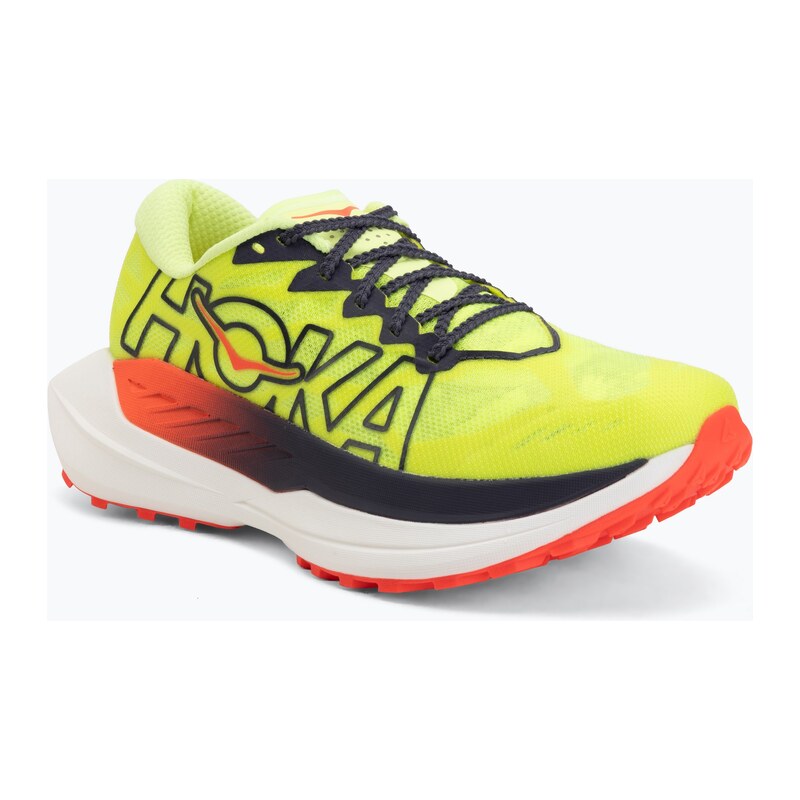 Dámské běžecké boty HOKA Rocket X Trail neon yuzu/neon flame