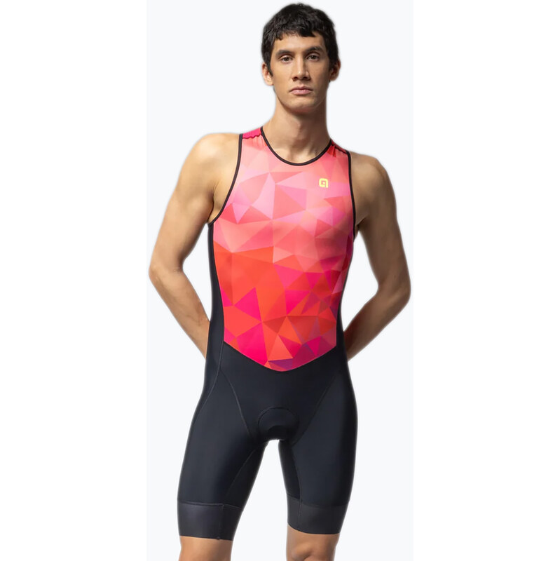 Pánská triatlonová kombinéza Alé Triple pink combo