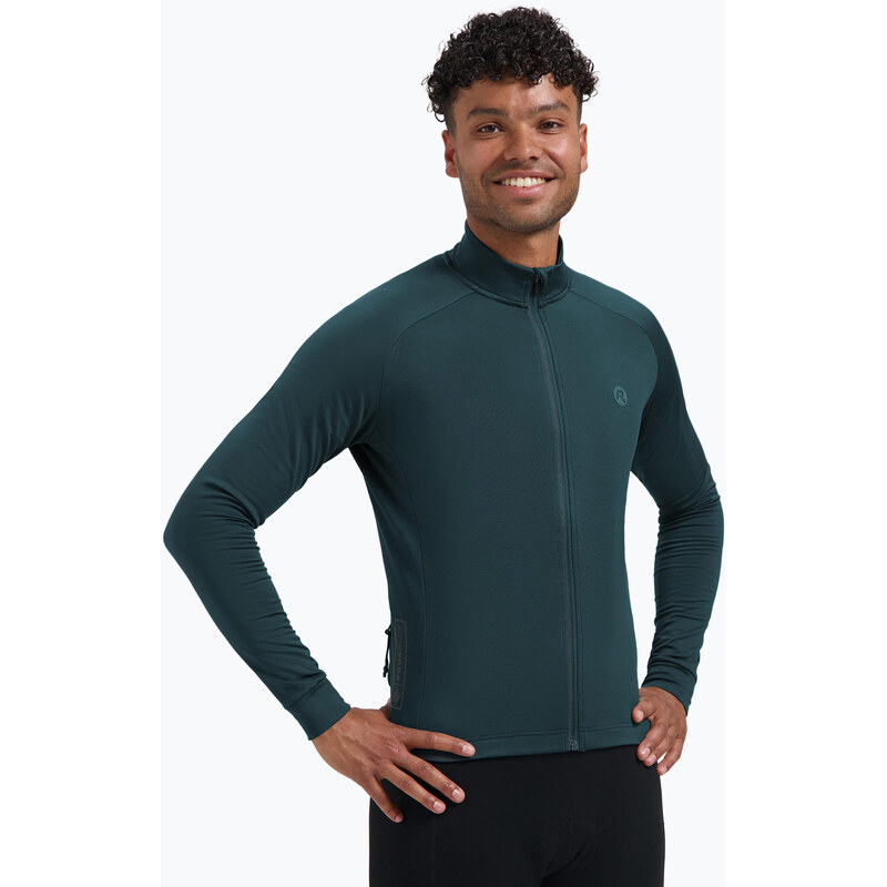 Pánské cyklistické triko Longsleeve Rogelli Essential II blue