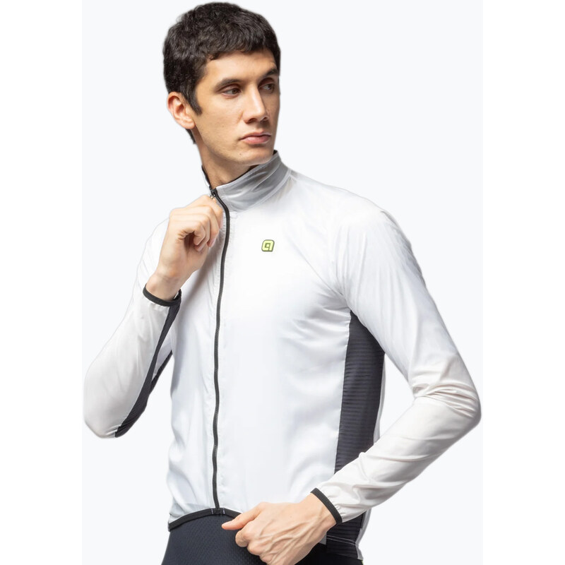 Pánská cyklistická bunda Alé Light Pack 2.0 white