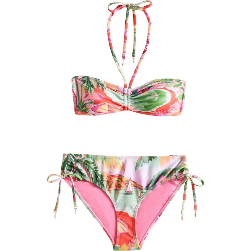 Friends Like These Bikiny světle zelená / tmavě zelená / pink / bílá 114905500