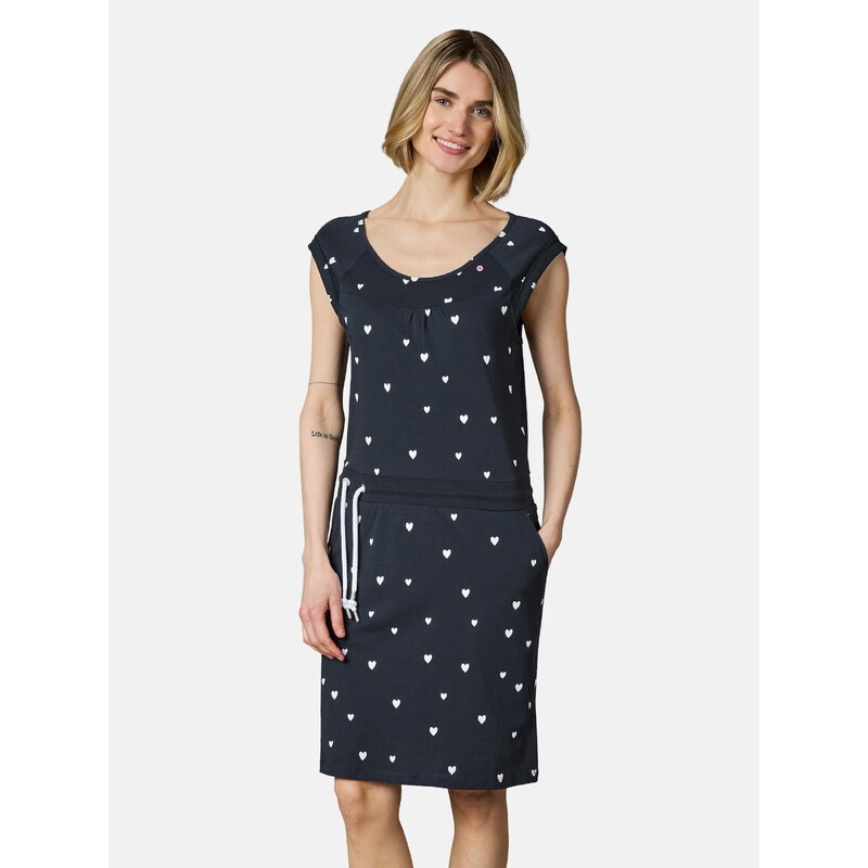 Ragwear Letní šaty 'Penelope' tmavě modrá / bílá