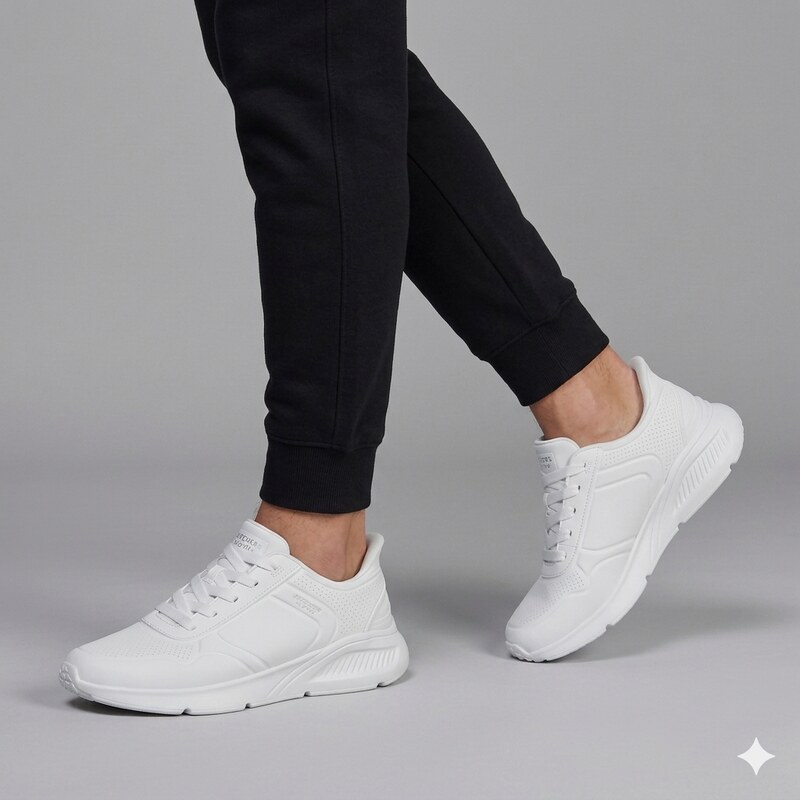 Skechers uno lite-floating steps slip-ins WHITE