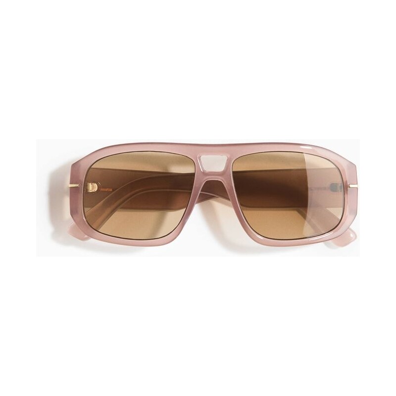 H&M - Sluneční brýle pilotky - růžová 114905935