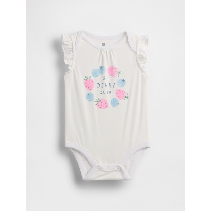 GAP Dětské bodysuit s potiskem