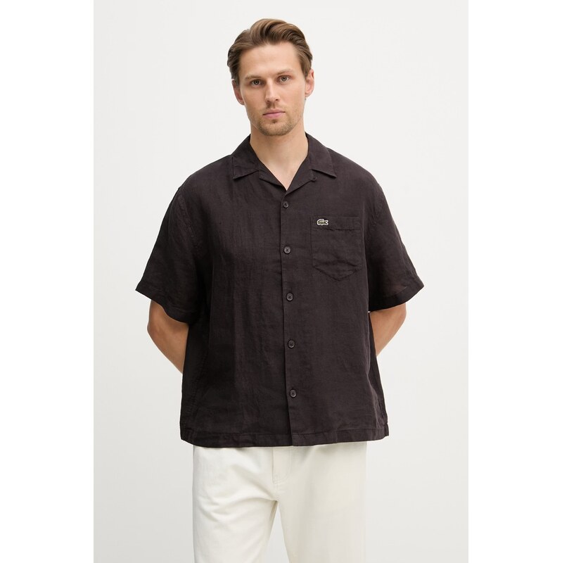 Lacoste košile pánská lněná