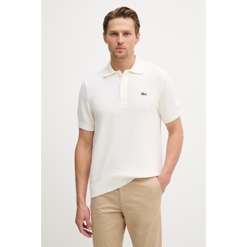 Lacoste svetrové polo pánské s příměsí vlny
