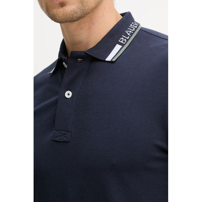 Blauer polo pánské bavlněné RANSOM