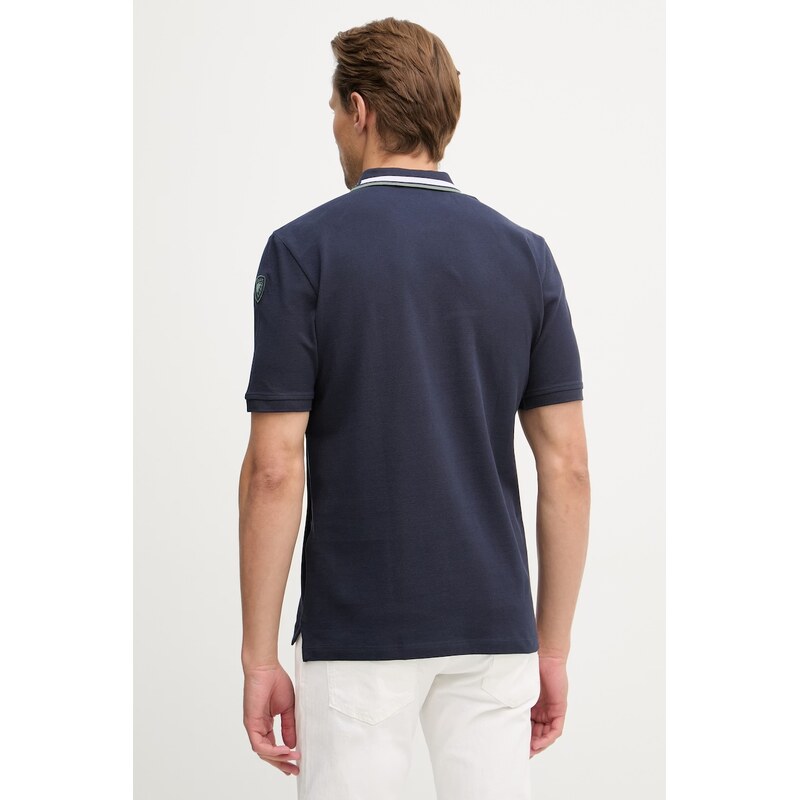 Blauer polo pánské bavlněné RANSOM
