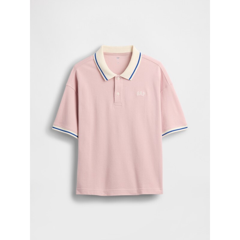 GAP Kids oversize polo triko s logem
