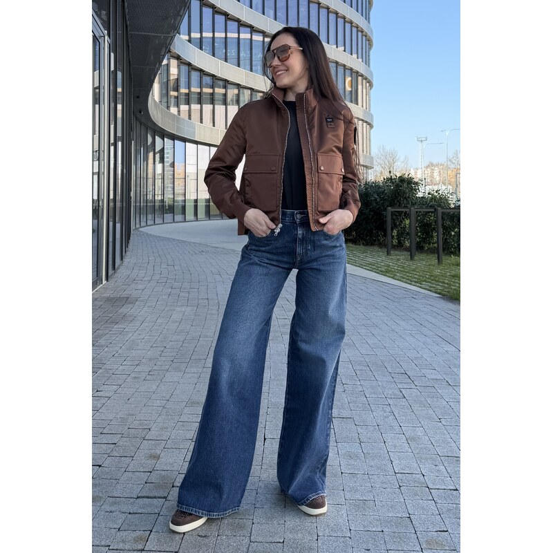 Dámská bunda BLAUER CARNY 26SBLDC01220 hnědá