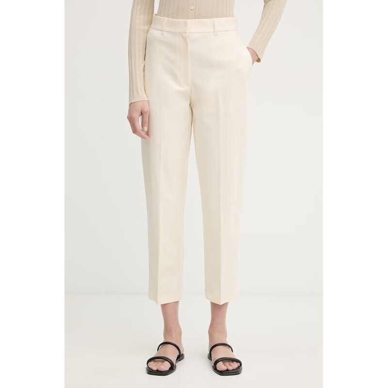 Calvin Klein chino kalhoty dámské bavlněné s elastanem