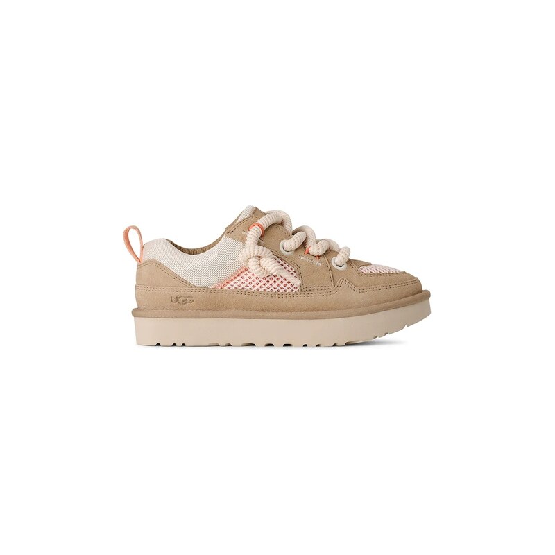 Semišové tenisky UGG W Lo Lowmel Mesh
