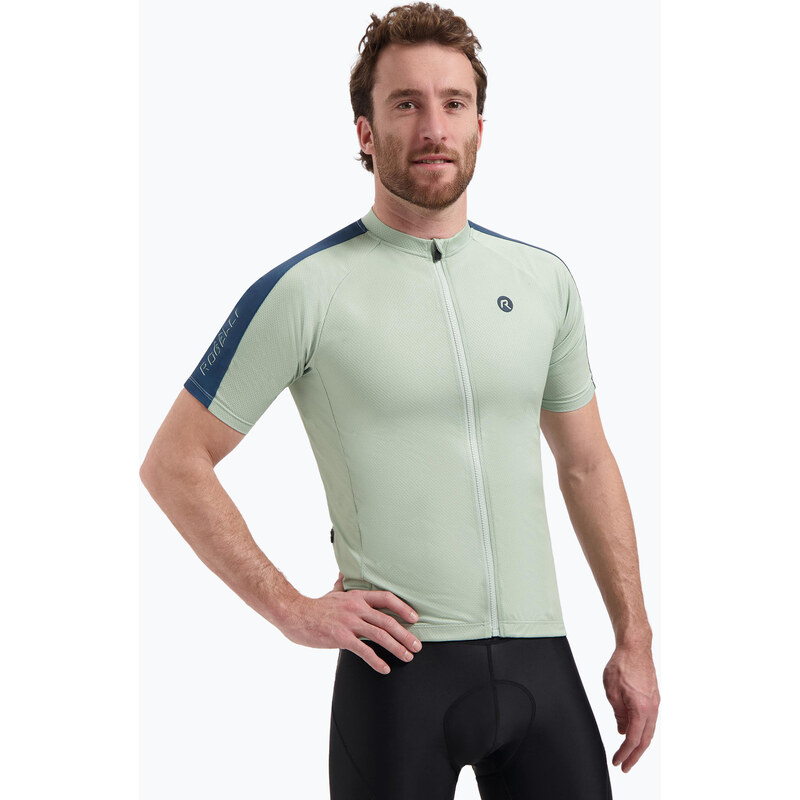Pánský cyklistický dres Rogelli Explore aqua grey