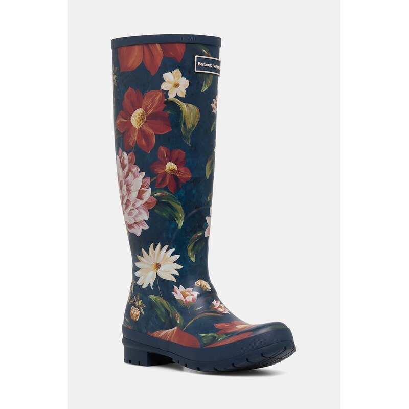 Barbour holínky dámské Barbour x Farm Rio Wild Flower Welly