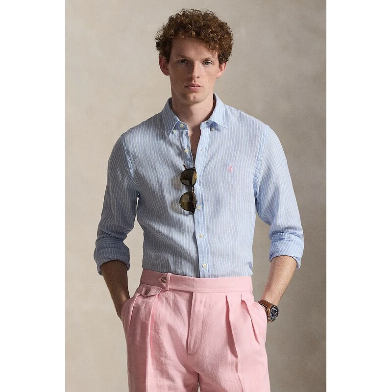 Polo Ralph Lauren Lněná košile Polo Ralph Lauren