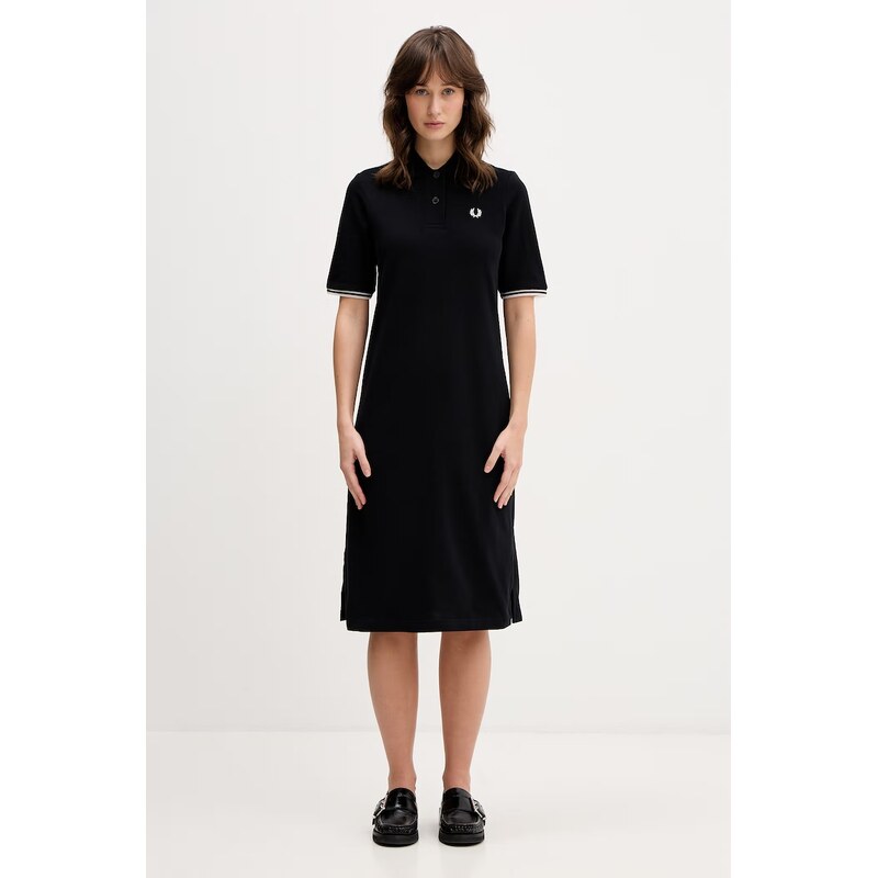 Fred Perry Bavlněné šaty Fred Perry