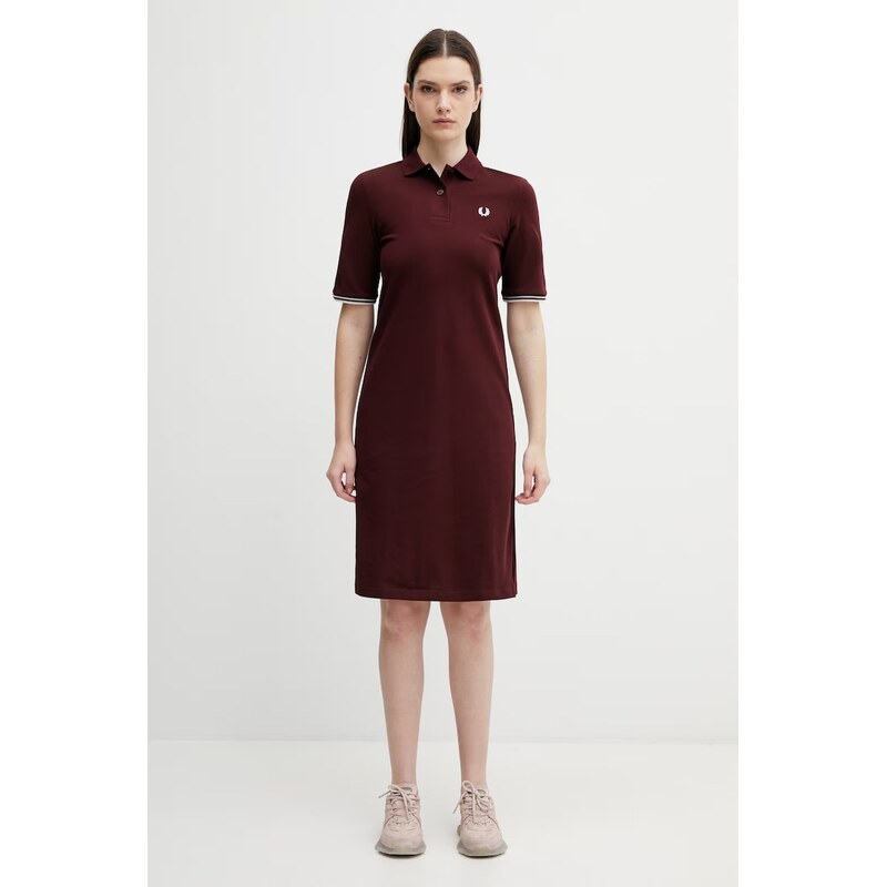 Fred Perry Bavlněné šaty Fred Perry