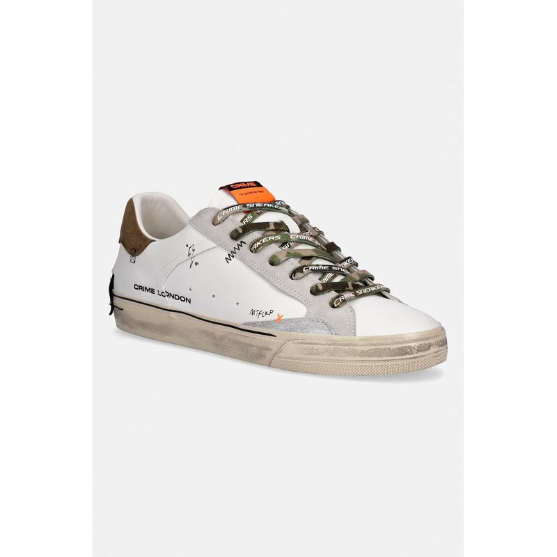 Crime London DECONSTRUCTED sneakers boty pánské kožené