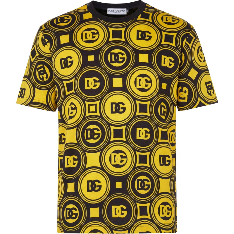 DOLCE & GABBANA DG Logo Yellow tričko