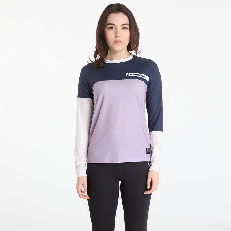 Dres Horsefeathers W Quantum Ls Bike Jersey Indigo/ Iris M 114922507