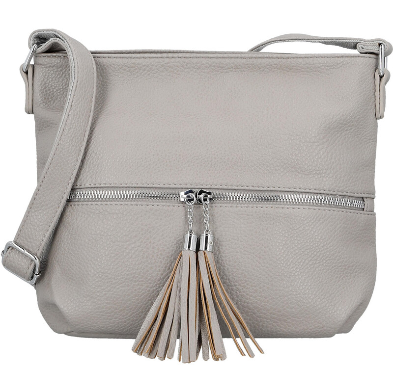 Dámská crossbody kabelka šedá - Paolo bags Gilia šedá 115372085