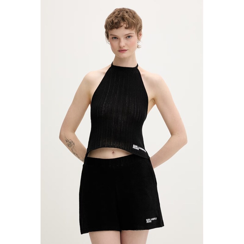 Karl Lagerfeld Jeans top dámský bavlněný 114629324