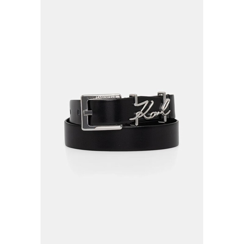 Karl Lagerfeld dámský kožený pásek K/SIGNATURE