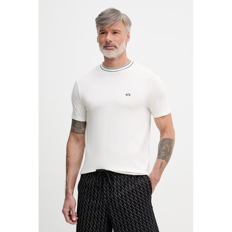Armani Exchange tričko pánské s viskózou
