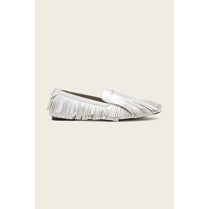 AllSaints mokasíny dámské kožené Sandy Fringe Loafer