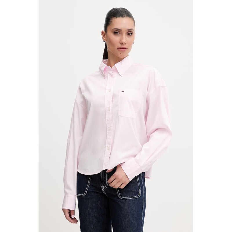 Tommy Jeans košile dámská bavlněná