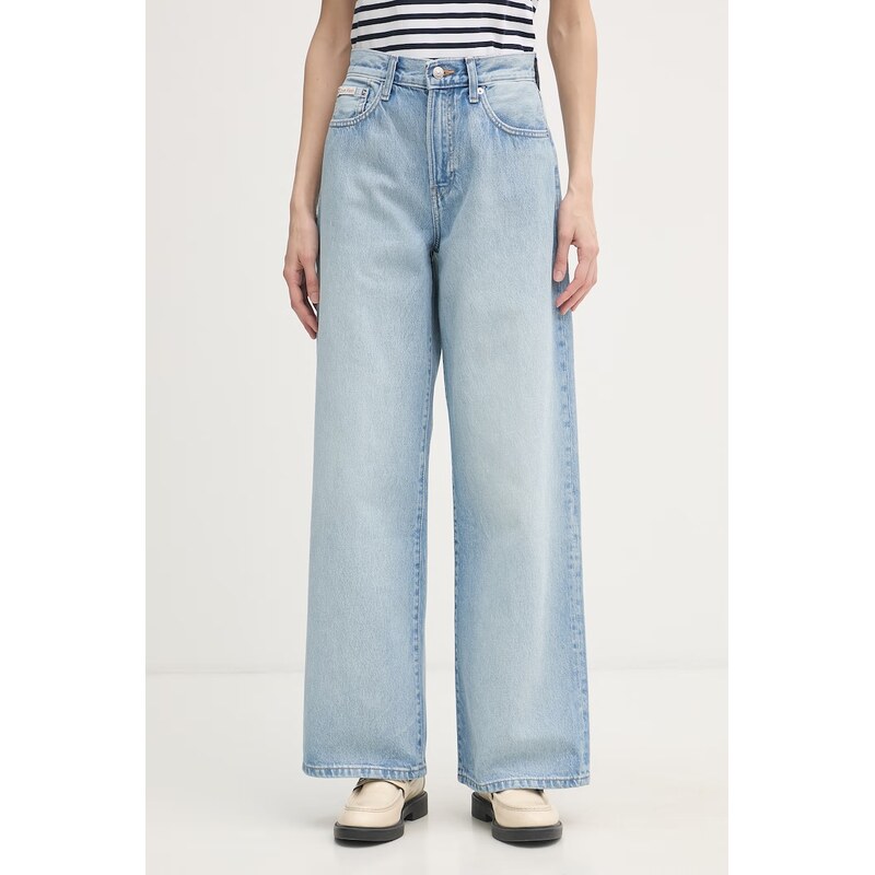 Calvin Klein Jeans wide leg džíny dámské