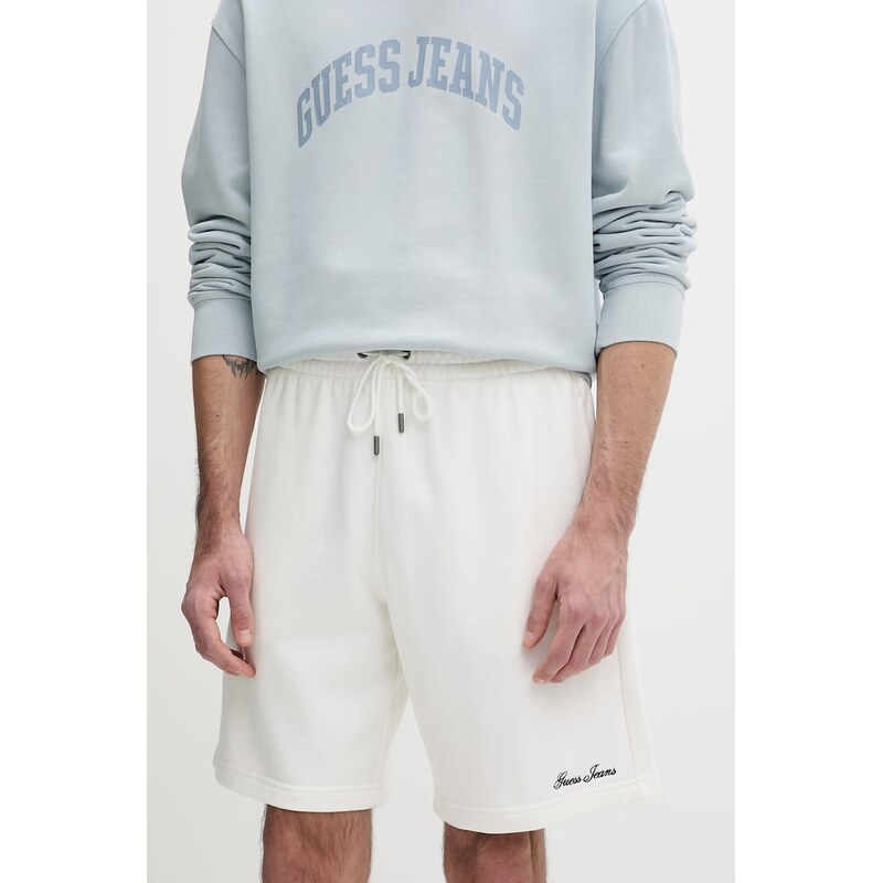 Guess Jeans teplákové šortky pánské bavlněné