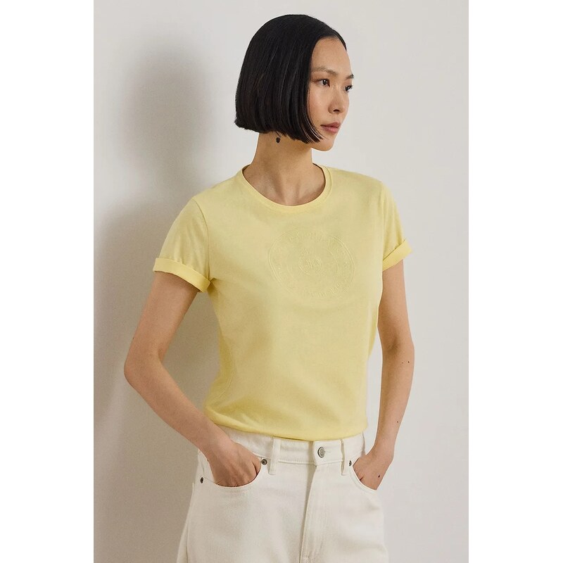 Lauren Ralph Lauren basic tričko dámské bavlněné