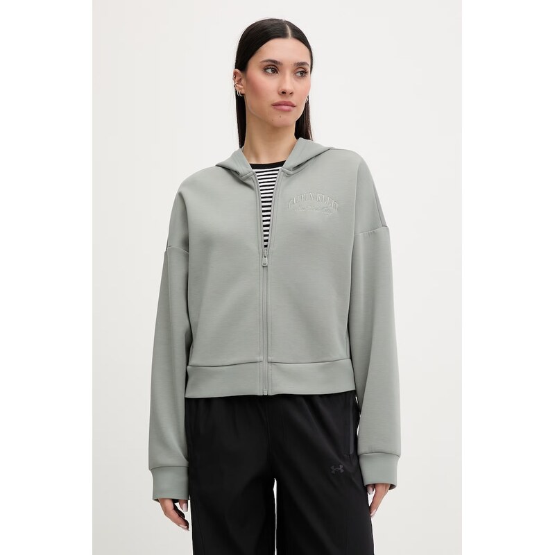 Calvin Klein Performance rozepínací mikina s kapucí dámská