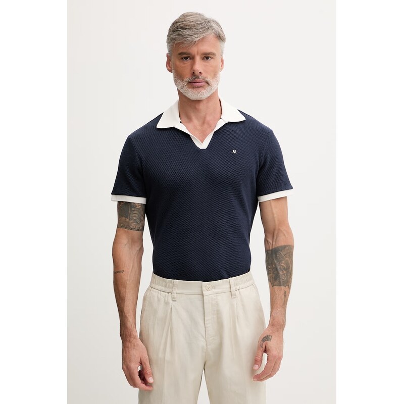 Karl Lagerfeld polo pánské s bavlnou