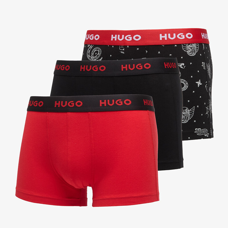 Trenky Hugo Boss Trunk 3-Pack Design Multicolor M