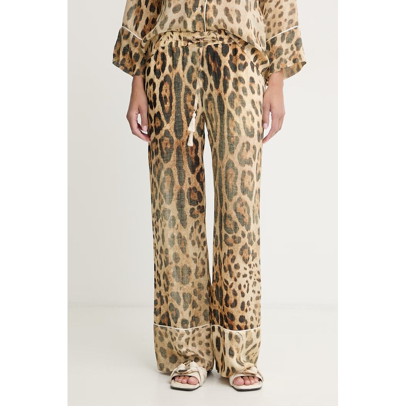 ERMANNO Firenze loungewear kalhoty dámské z viskózou 114861900