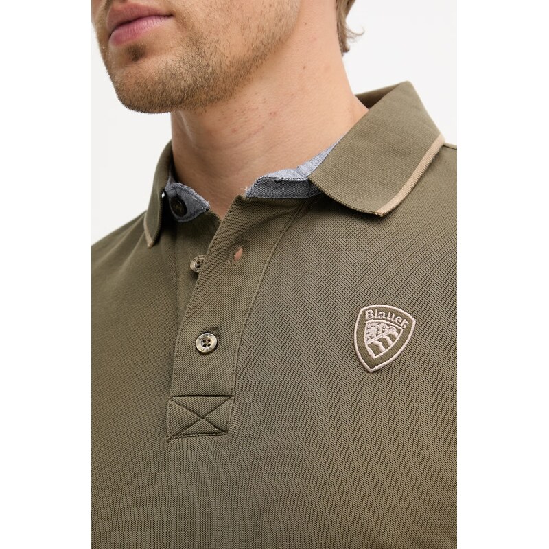 Blauer polo pánské bavlněné DAMON