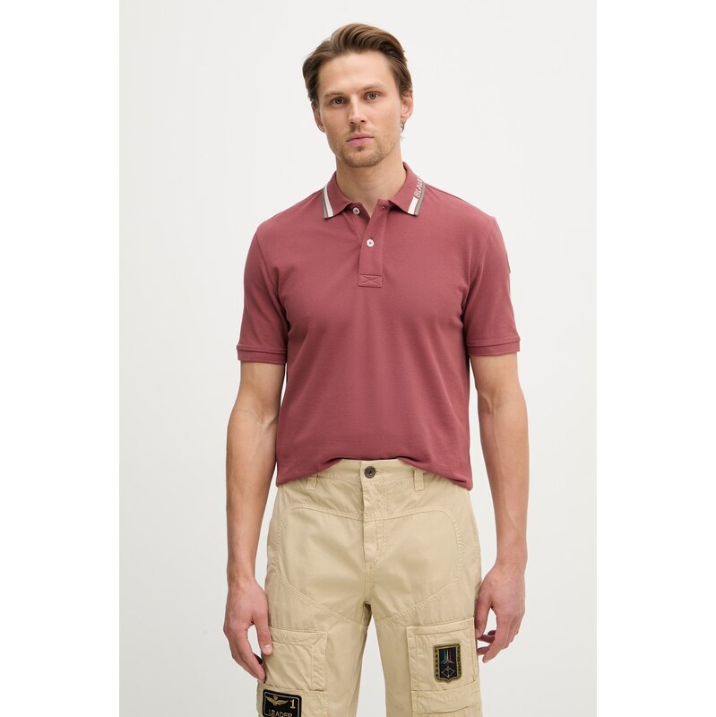 Blauer polo pánské bavlněné RANSOM