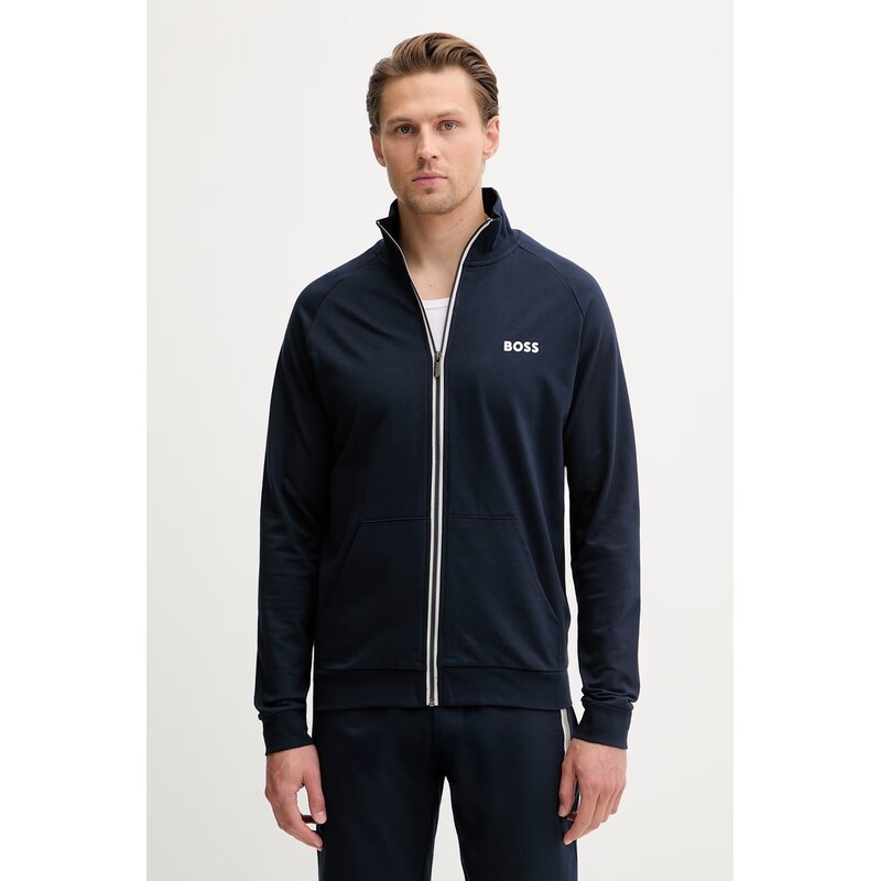 BOSS rozepínací mikina pánská bavlněná Authentic Jacket Z