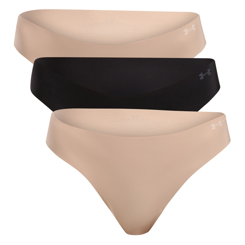 3PACK dámská tanga Under Armour vícebarevná (1383893 011)