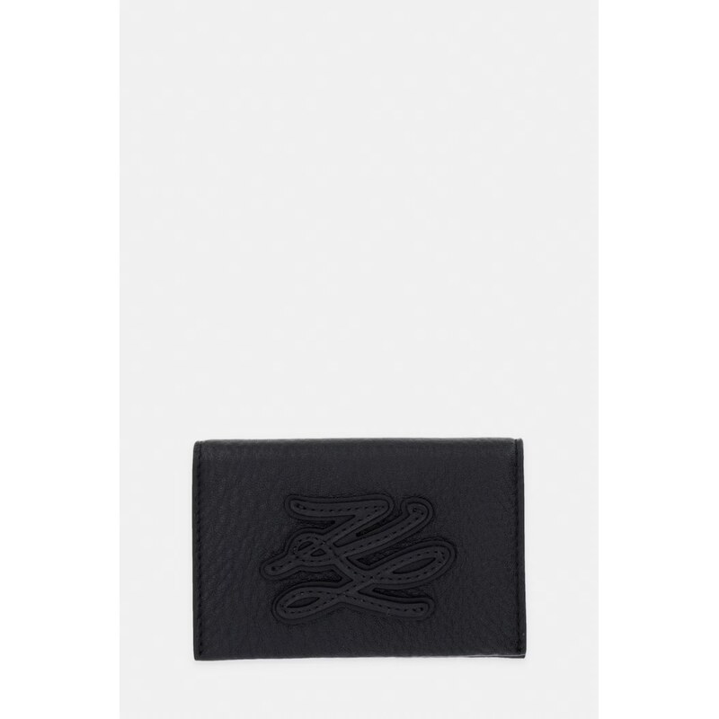 Karl Lagerfeld pouzdro na karty dámské kožené K/AUTOGRAPH