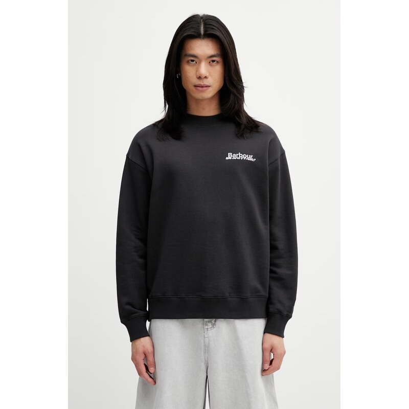 Barbour MOL0746BK31 mikina bavlněná pánská