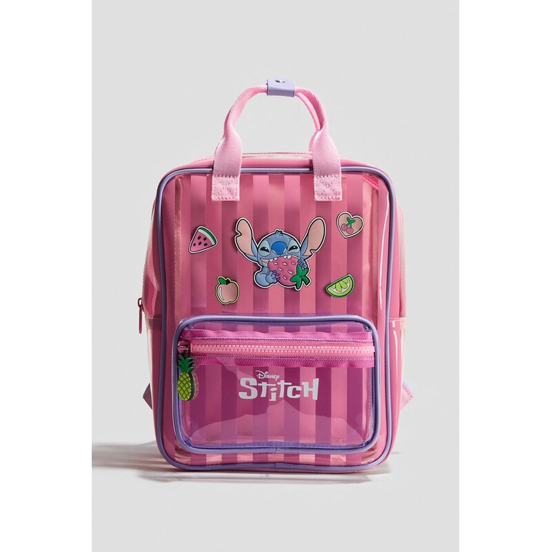 H&M - Batohs motivem - Růžová/Lilo & Stitch