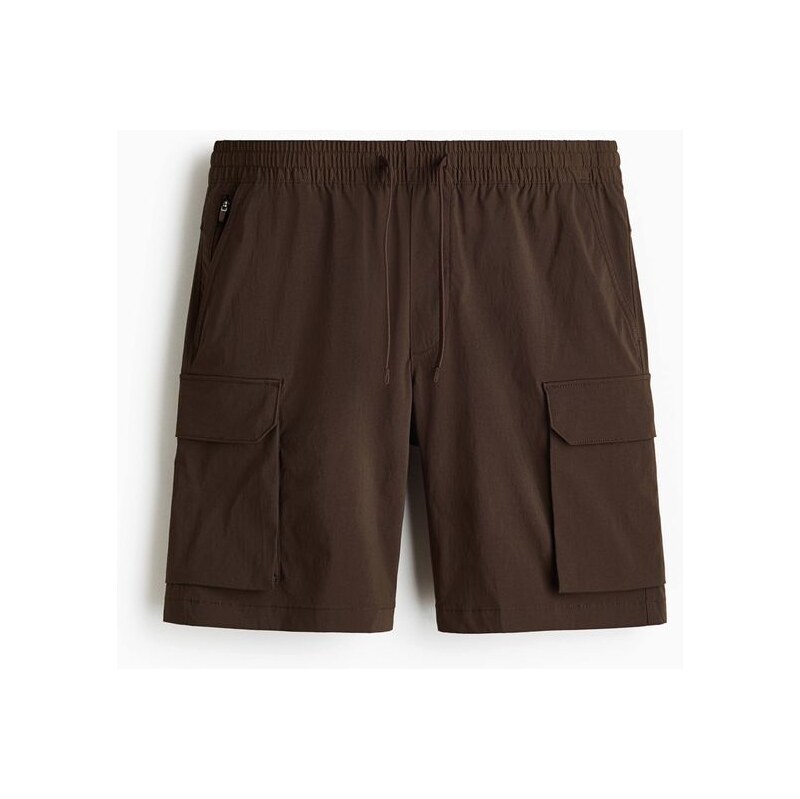 H&M - Šortky cargo Regular Fit - Hnědá