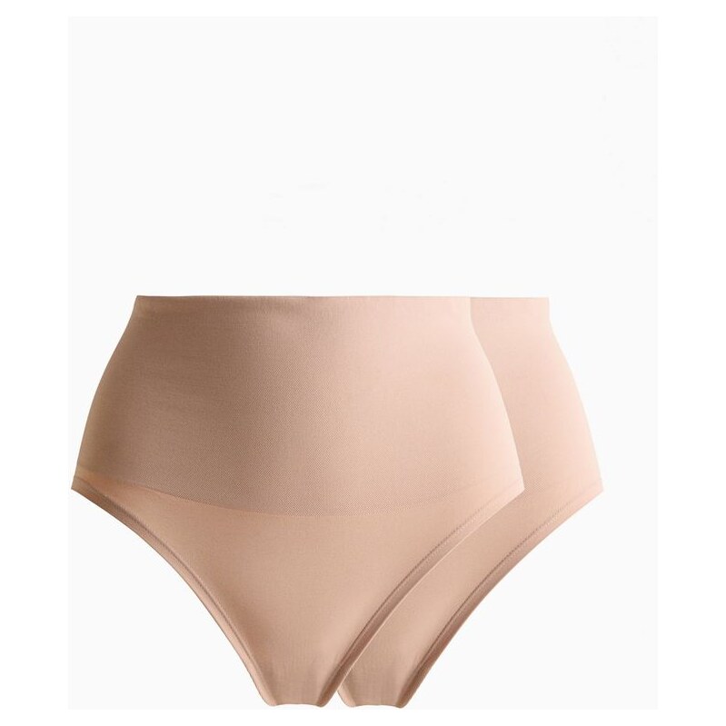 H&M - Kalhotky Medium Shape 2 kusy - béžová 114926210