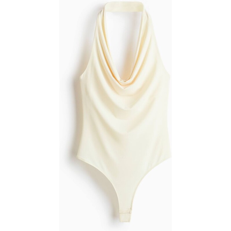 H&M - Halterneck thong body - žlutá 114926314